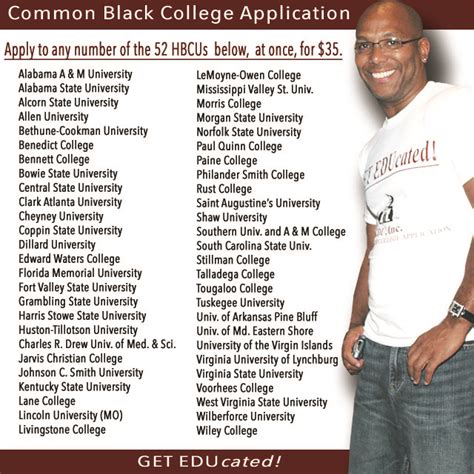 The Coalition application is accepted by more than 150 institutions. The Common Black College Application is accepted by almost 70 HBCUs. The Universal application is currently accepted by 18 institutions. Remember that you'll still need to pay each school's application fees, and some schools may require additional materials.